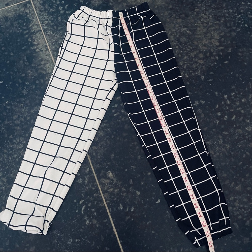 Black and White pants -Great Condition